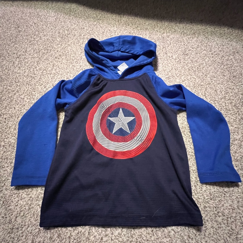 Captain America Hooded Pullover